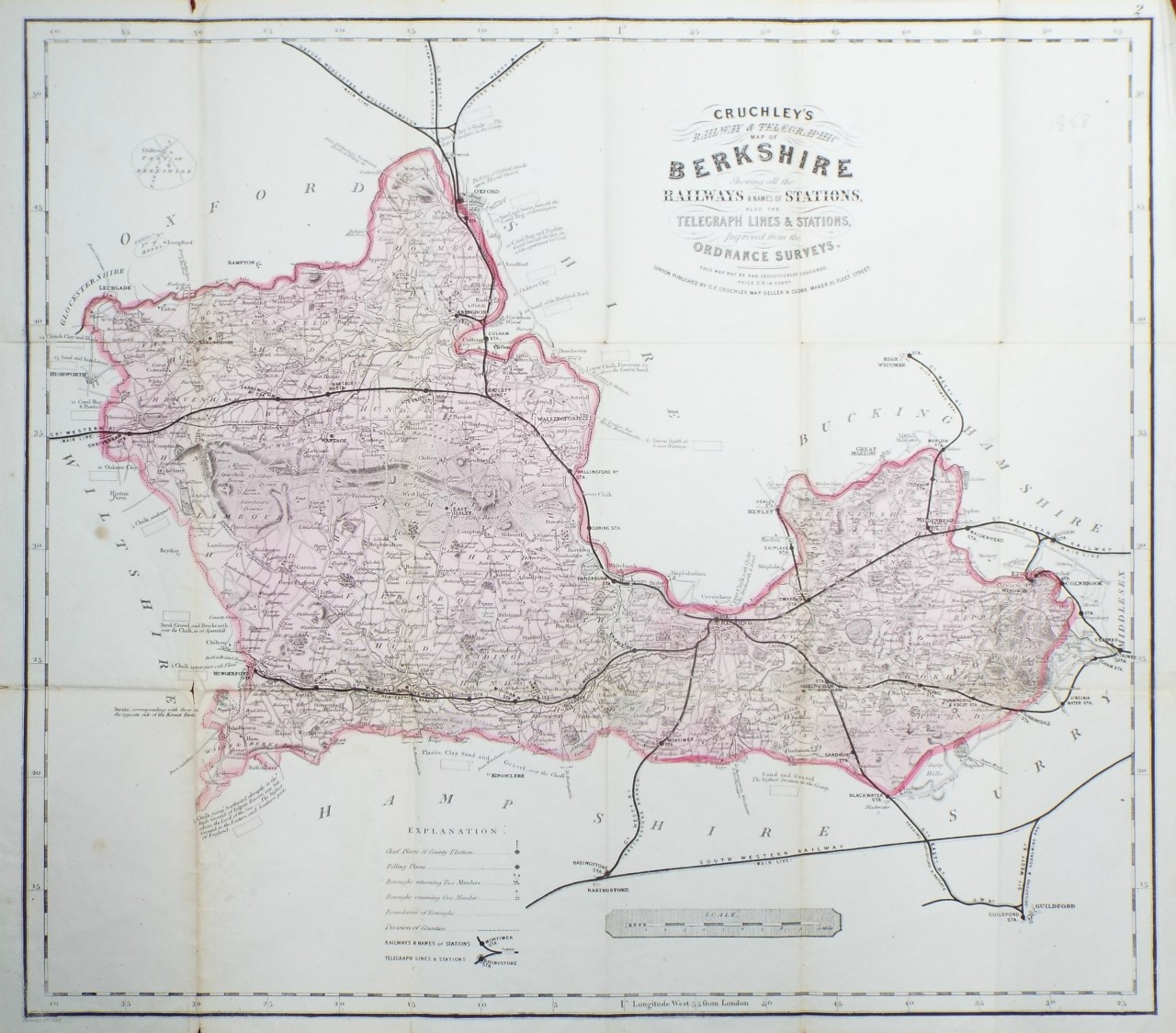 Map of Berkshire