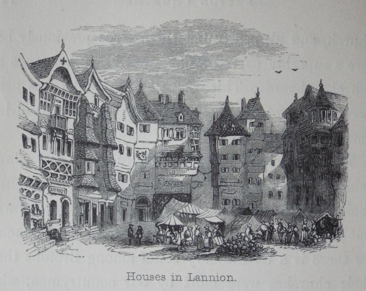 Wood - Houses in Lannion.