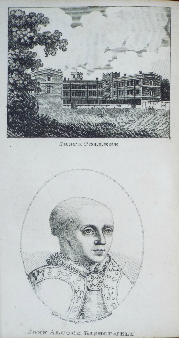 Print - Jesus College | John Alcock Bishop of Ely