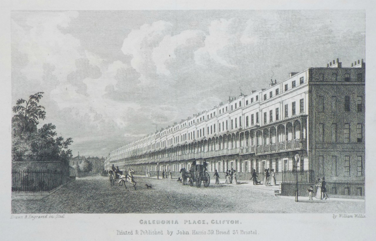 Print - Caledonia Place, Clifton. - Willis