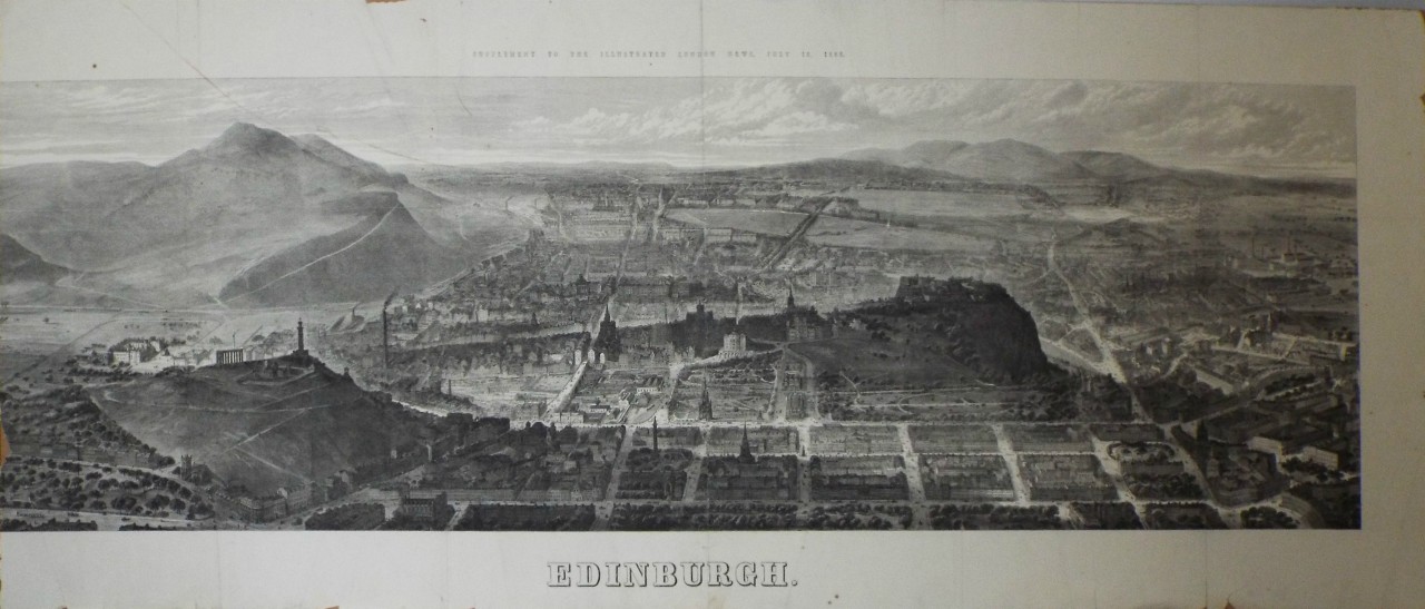 Wood - Edinburgh. Supplement to the Illustrated London News, July 18, 1868.