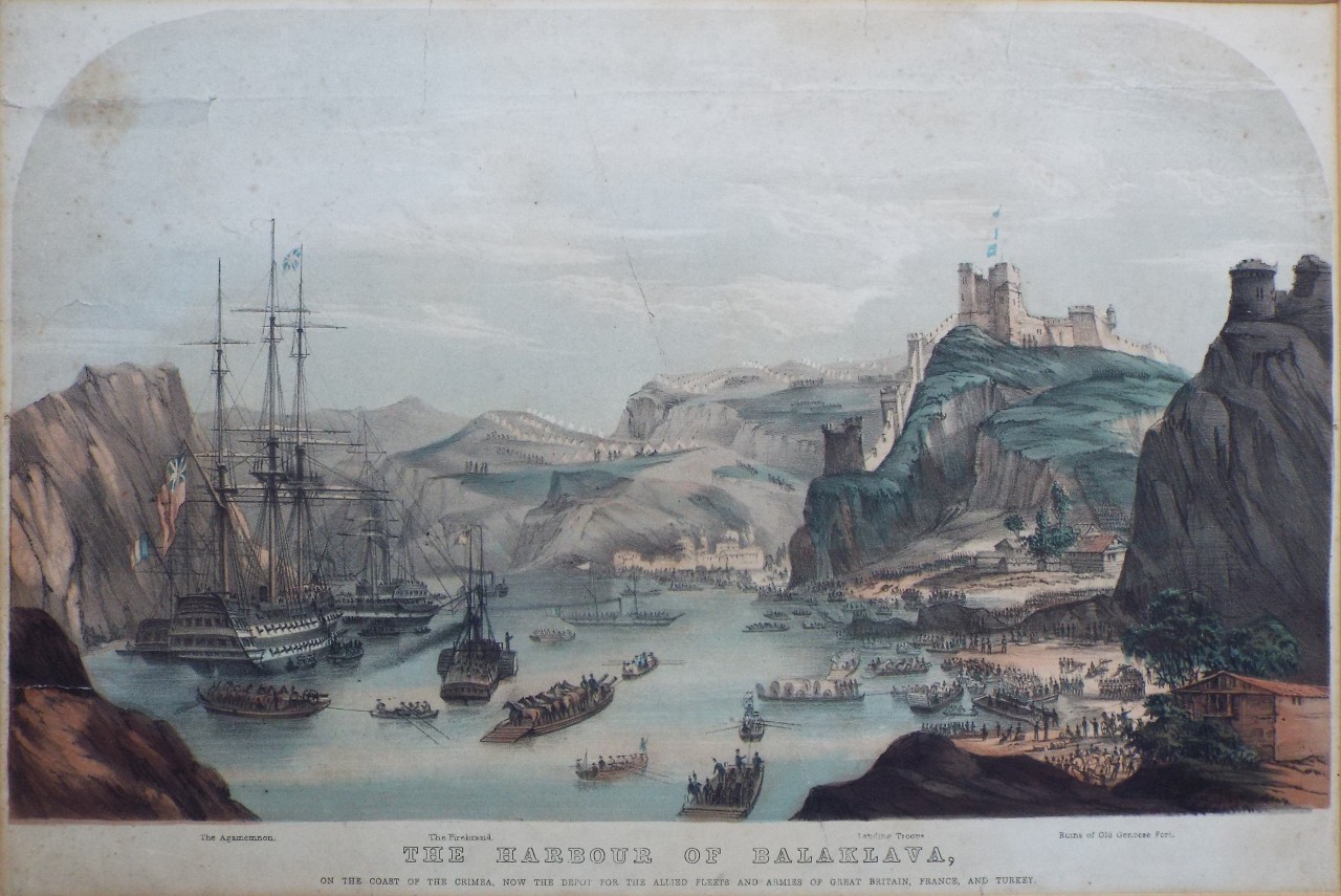 Lithograph - The Bay of Balaklava.