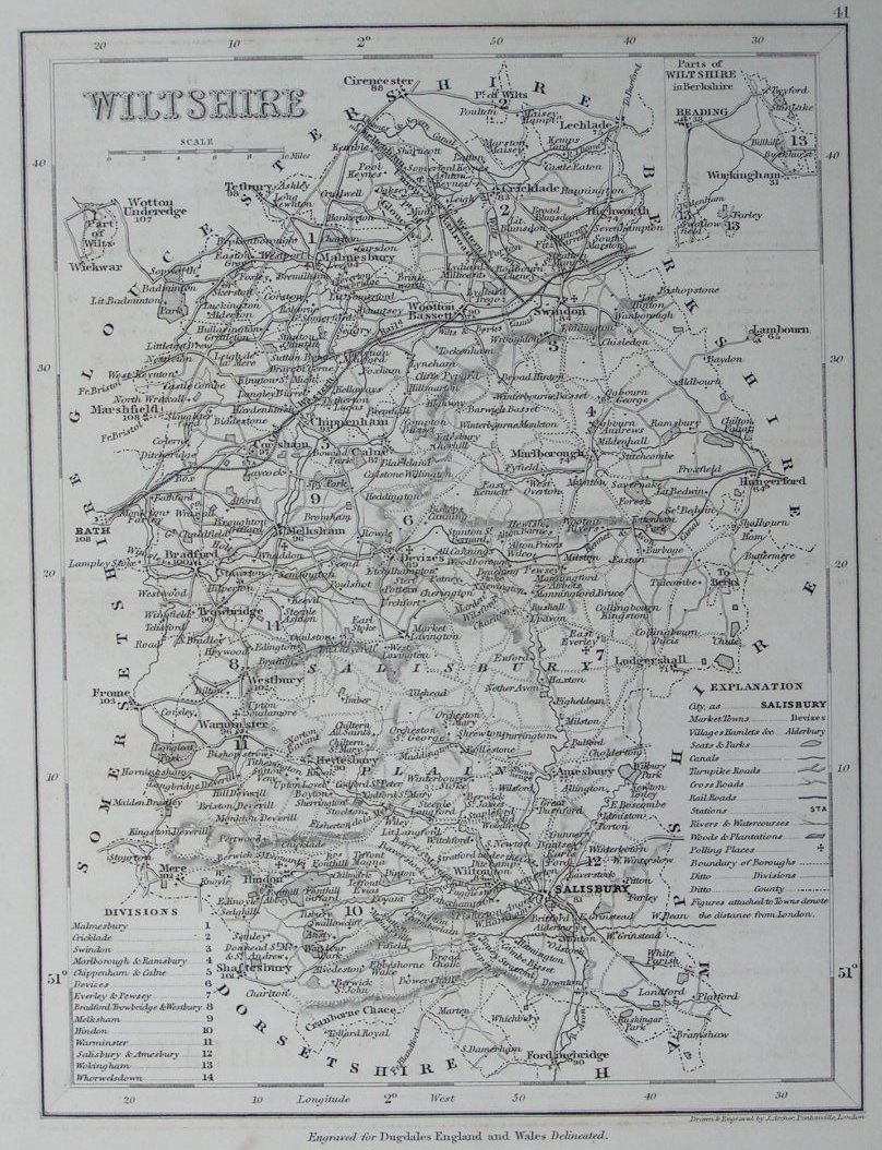 Map of Wiltshire - Archer