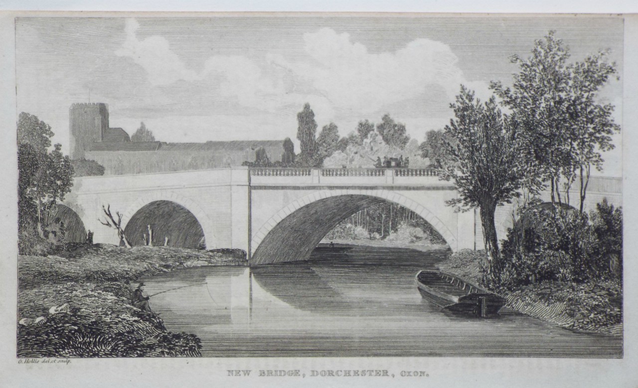 Print - New Bridge, Dorchester, Oxon. - Hollis