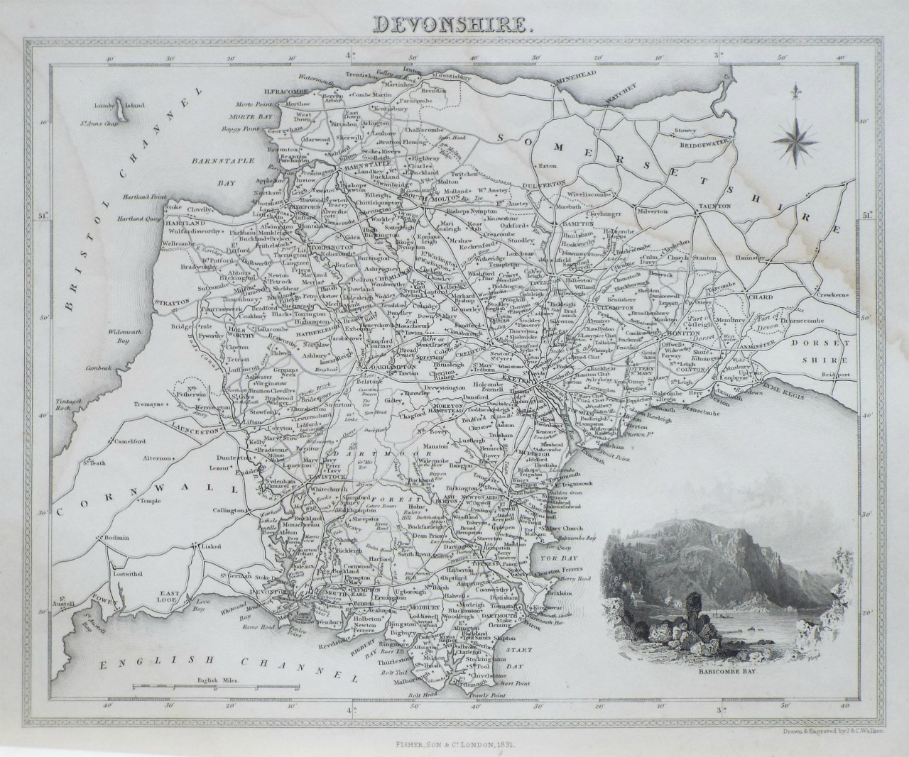 Map of Devon - Walker