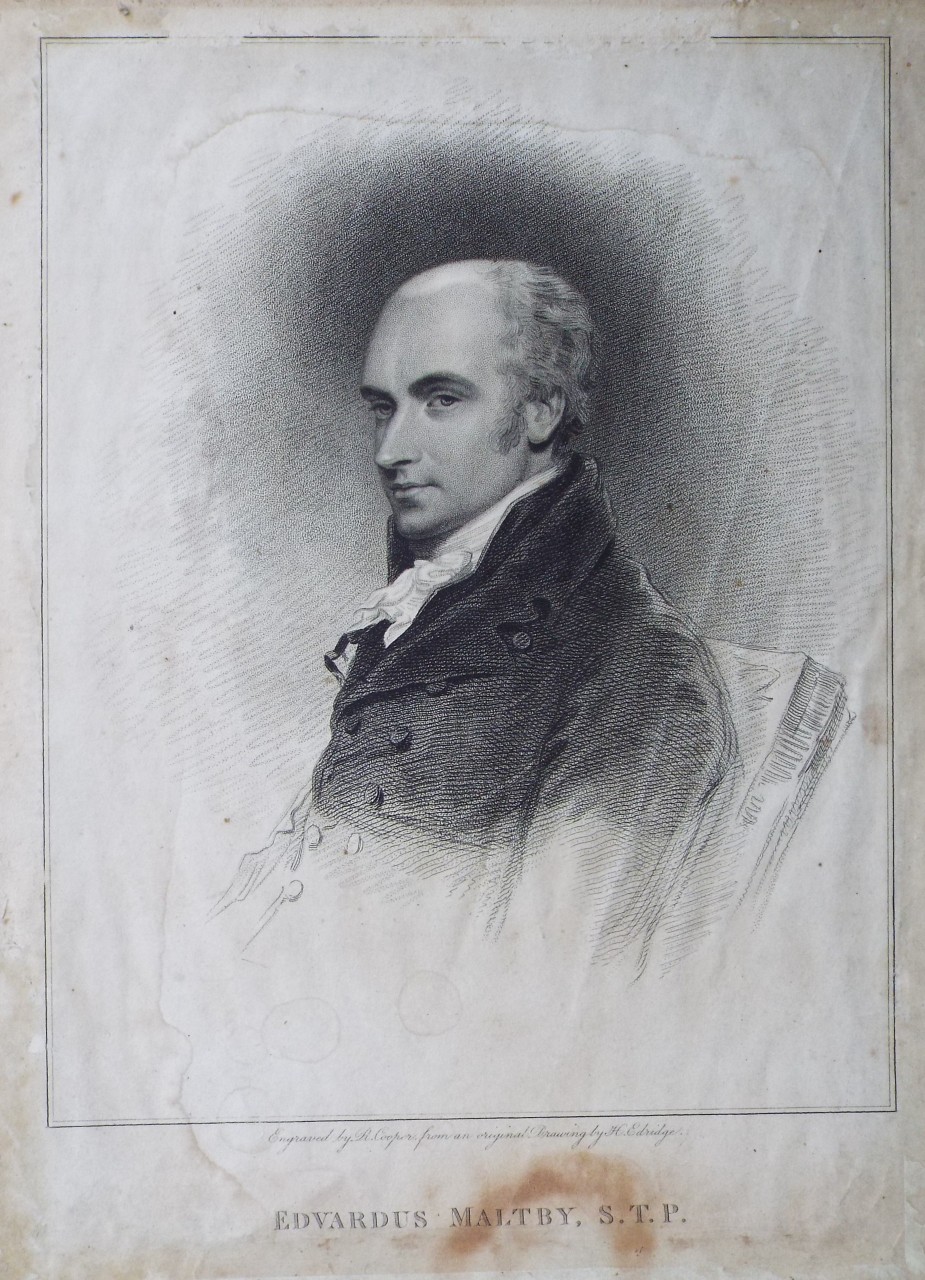 Stipple - Edwardus Maltby, S. T. P. - Cooper
