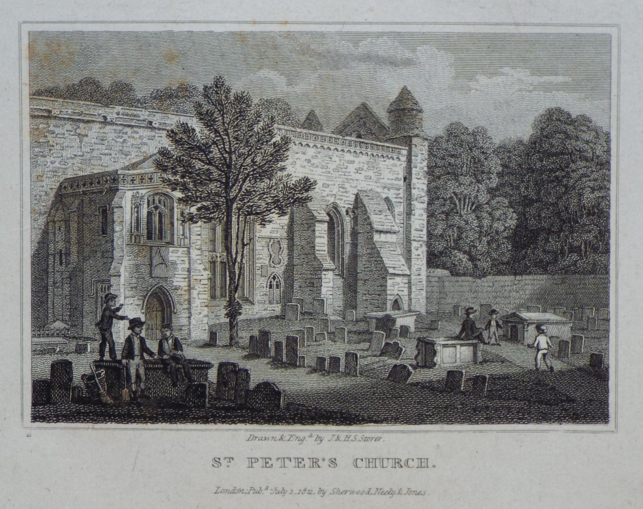 Print - St. Peter's Church. - Storer