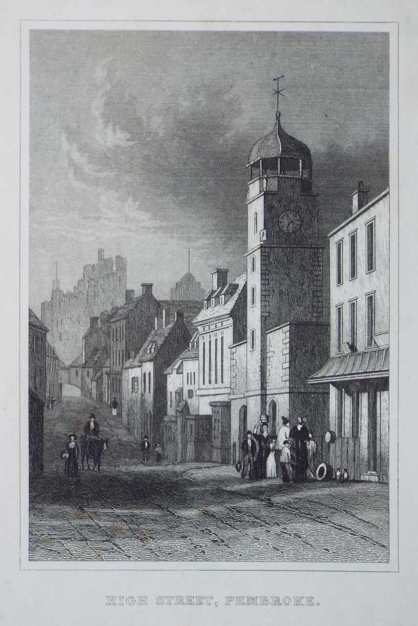 Print - High Street, Pembroke.