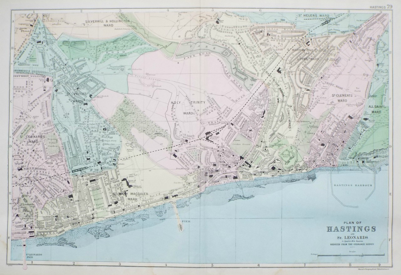 Map of Hastings - Hastings