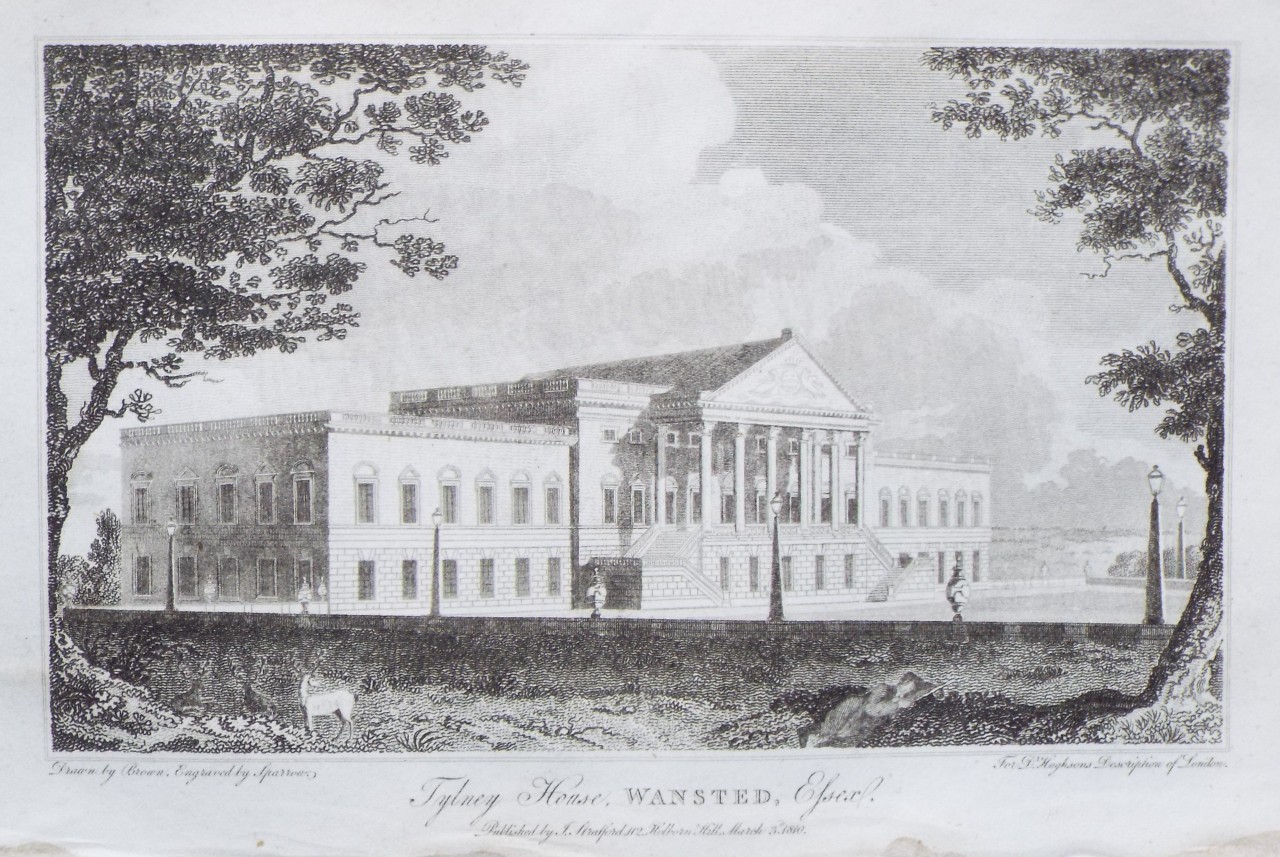 Print - Tylney House, Wansted, Essex. - 