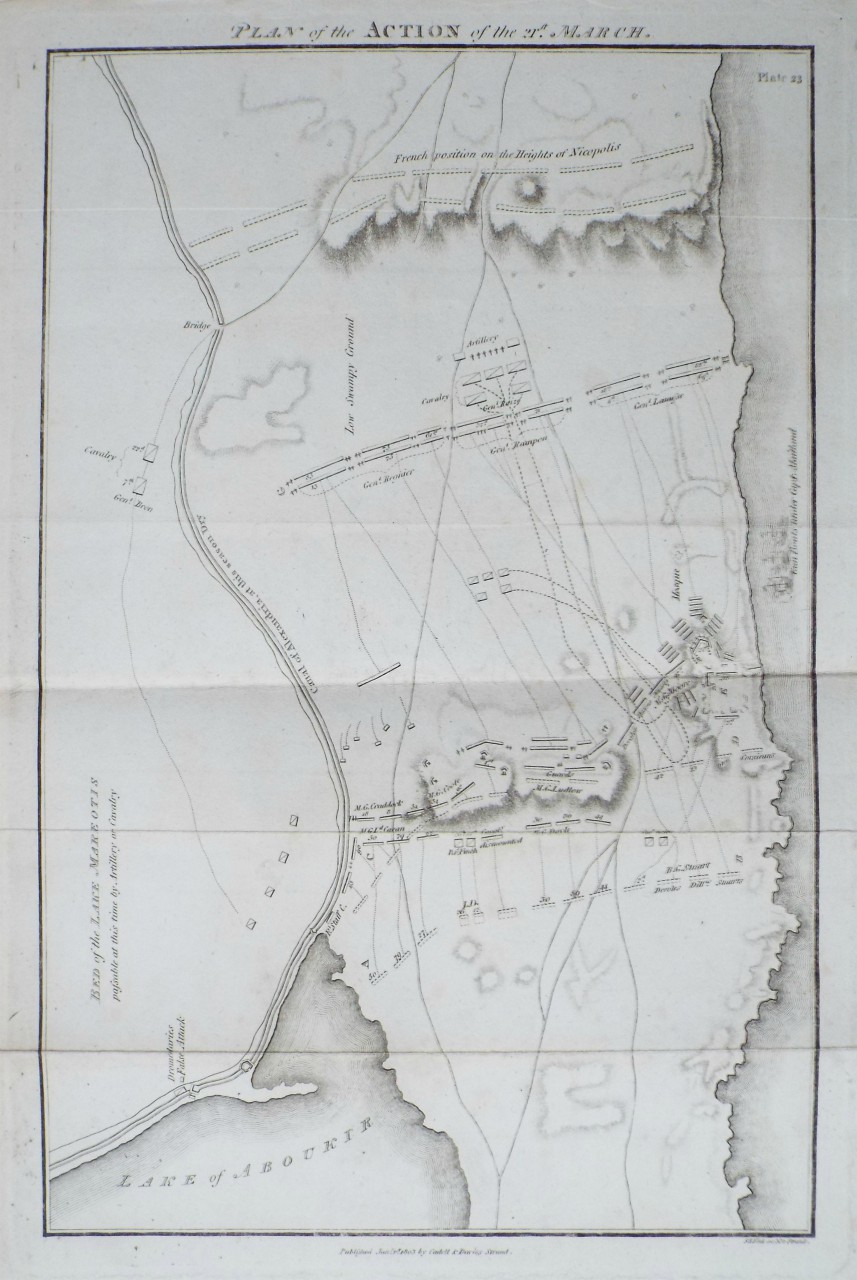Map of Battle of Alexandria
