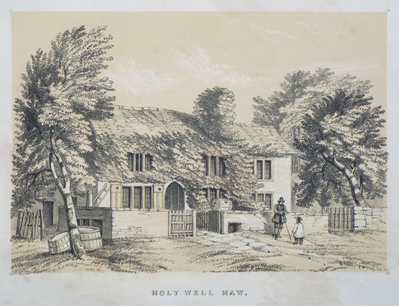 Lithograph - Holy Well Haw. - Palmer