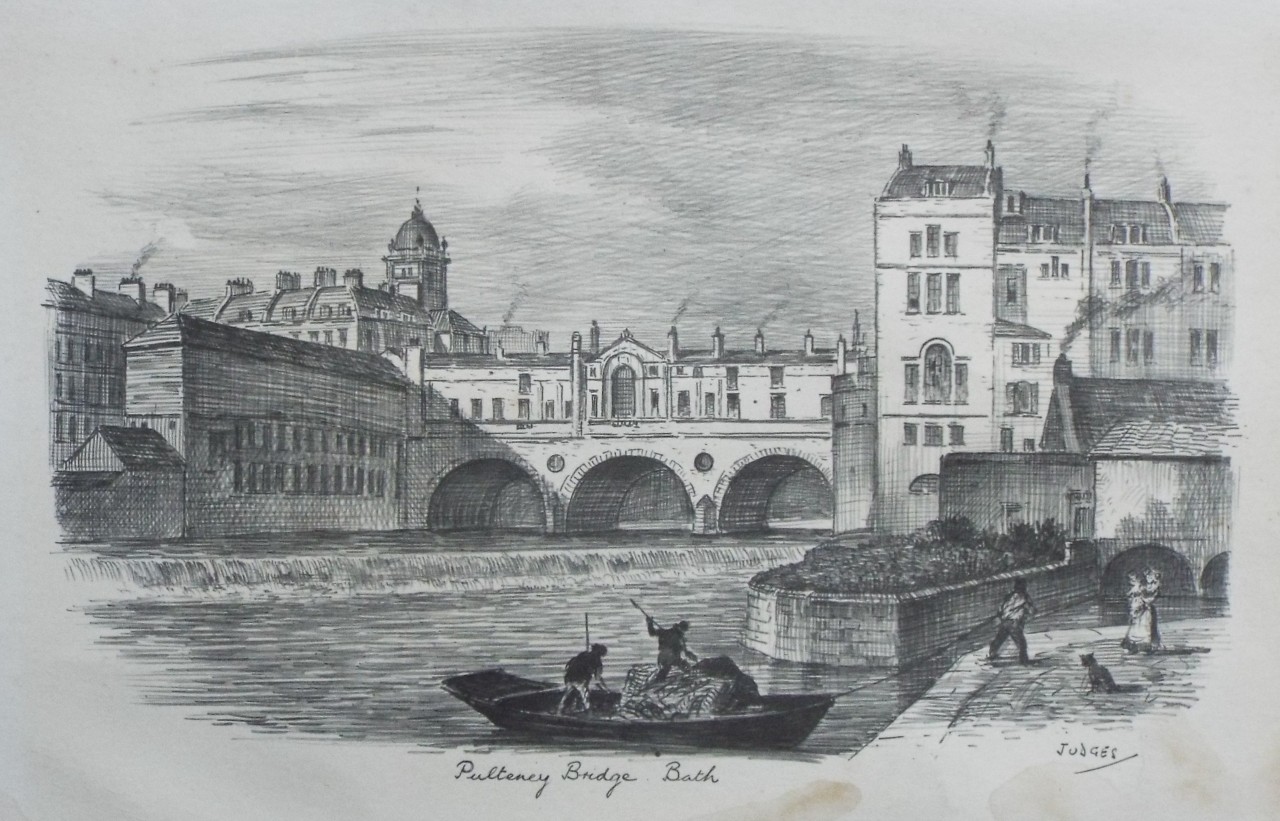 Steel Vignette - Pulteney Bridge, Bath