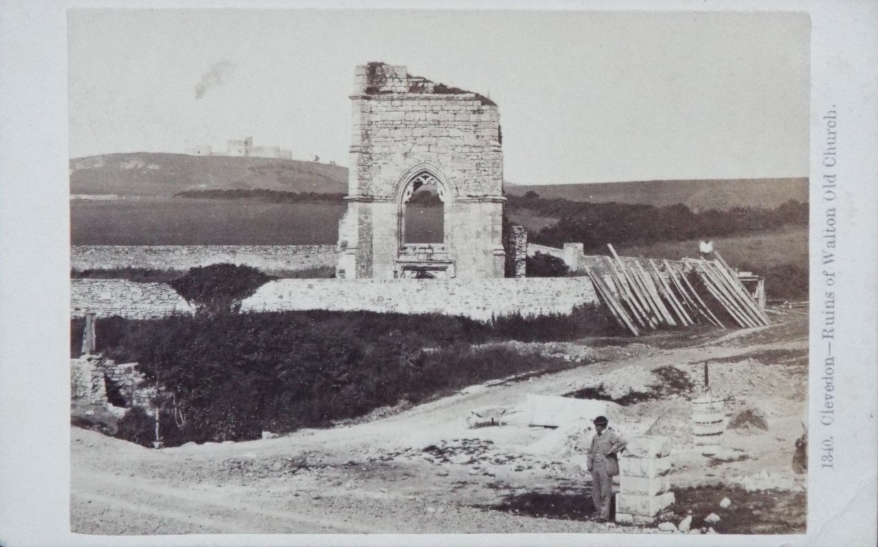 Photograph - Clevedon - Ruins of Walton Old Church.