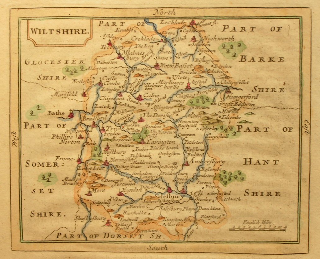 Map of Wiltshire - Seller-Grose