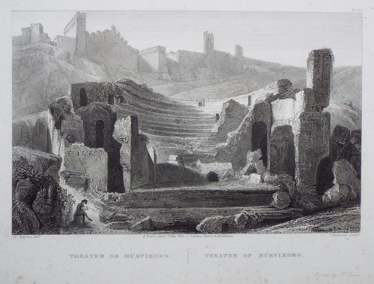 Print - Theatre de Murviedro.  Theatre of Murviedro - Redaway