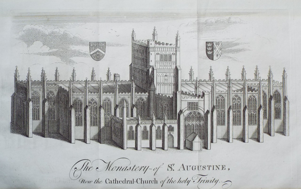 Print - The Monastery of St. Augustine, now the Cathedral-Church of the holy Trinity.