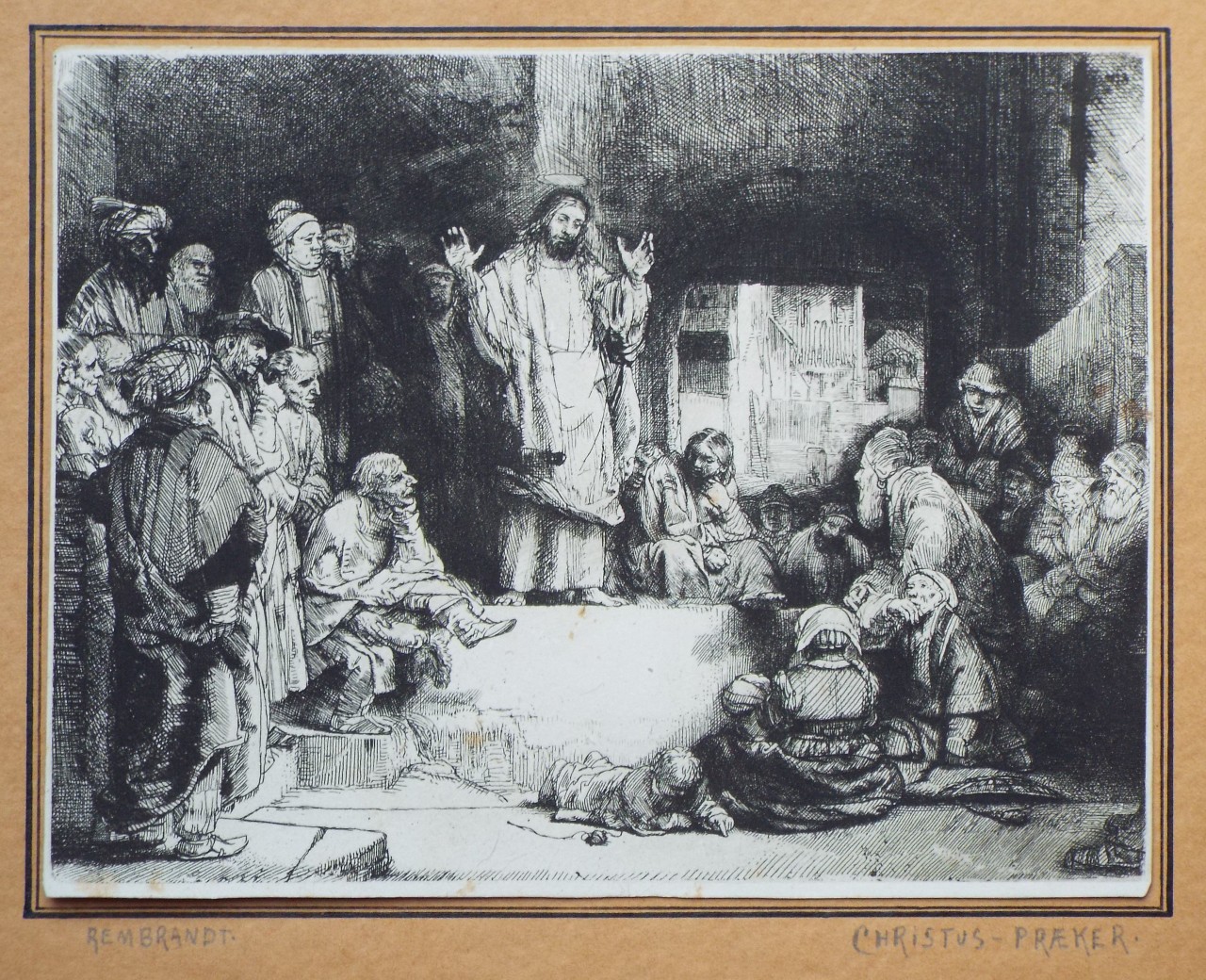 Photogravure - Christ Preaching