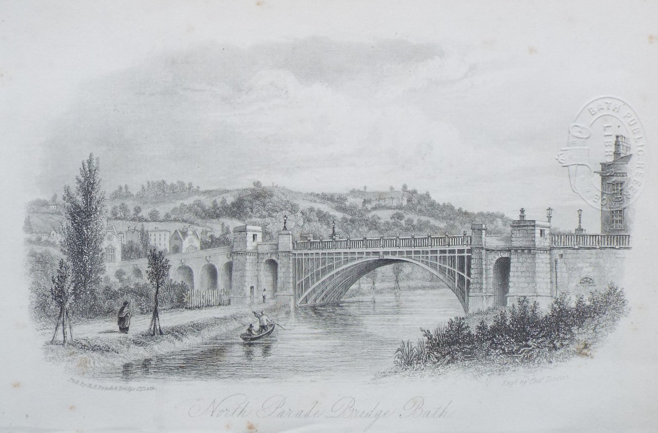 Steel Vignette - North Parade Bridge, Bath. - Davies