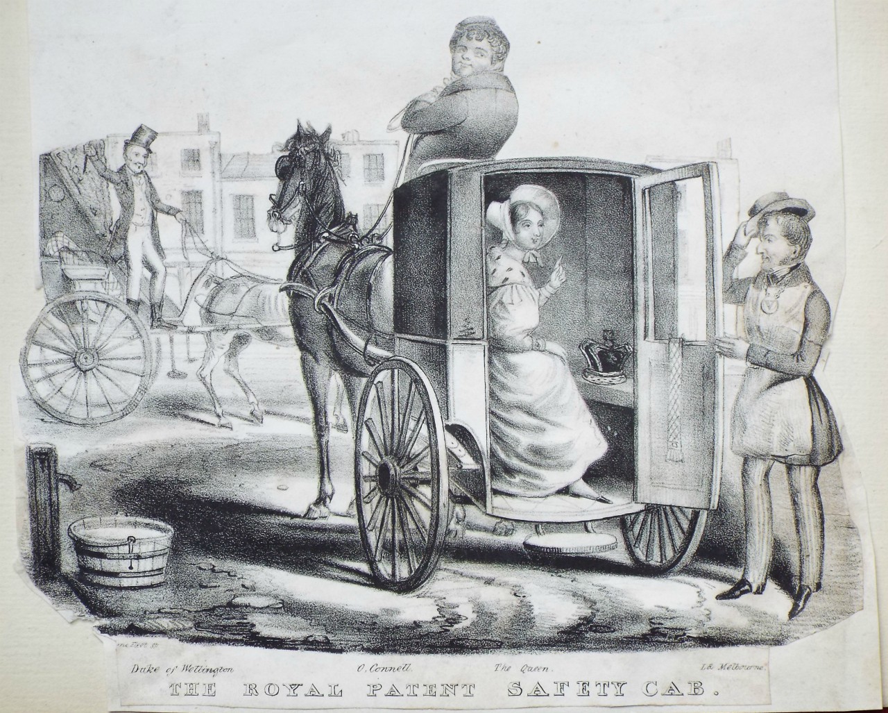 Lithograph - The Royal Patent Safety Cab