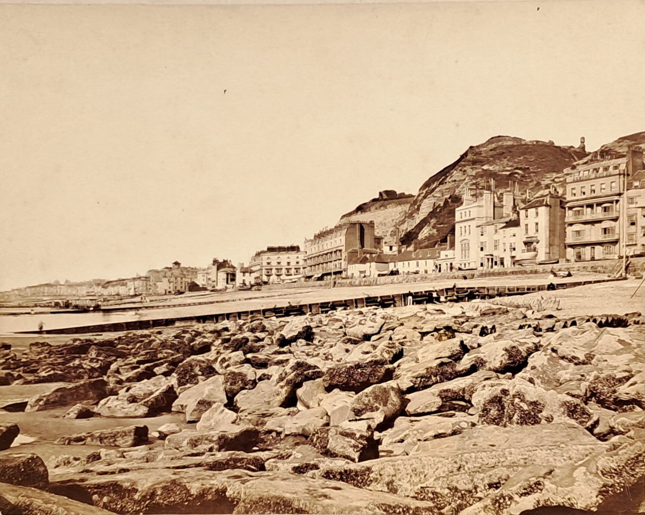 Photograph - Hastings from the beach
