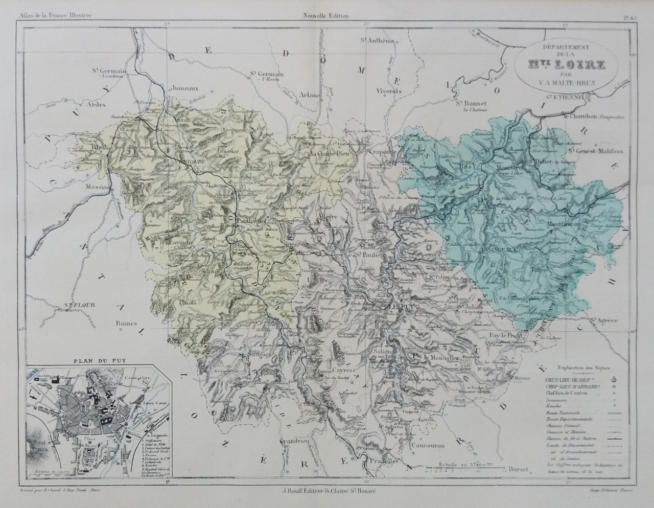 Map of Haute Loire