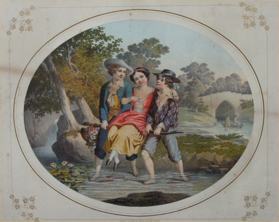 Chromolithograph - Tenez-Moi Bien!