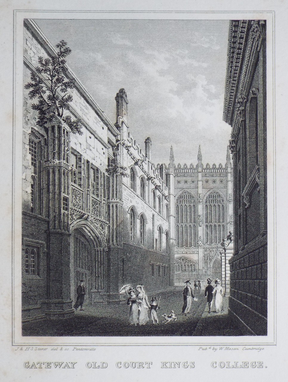 Print - Gateway Old Court Kings College. - Storer