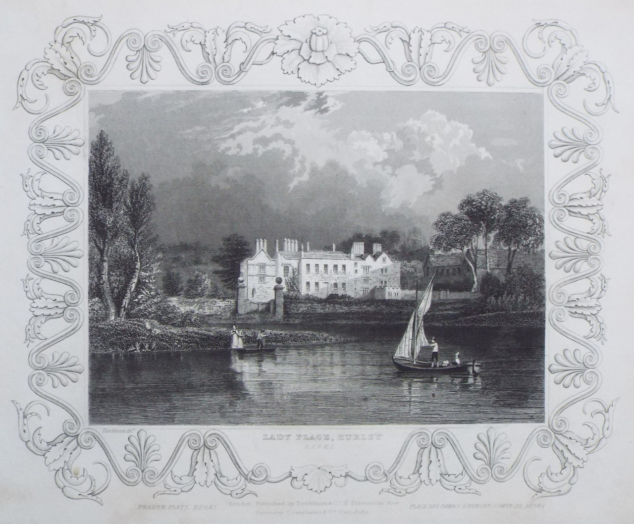 Print - Lady Place, Hurley Berks