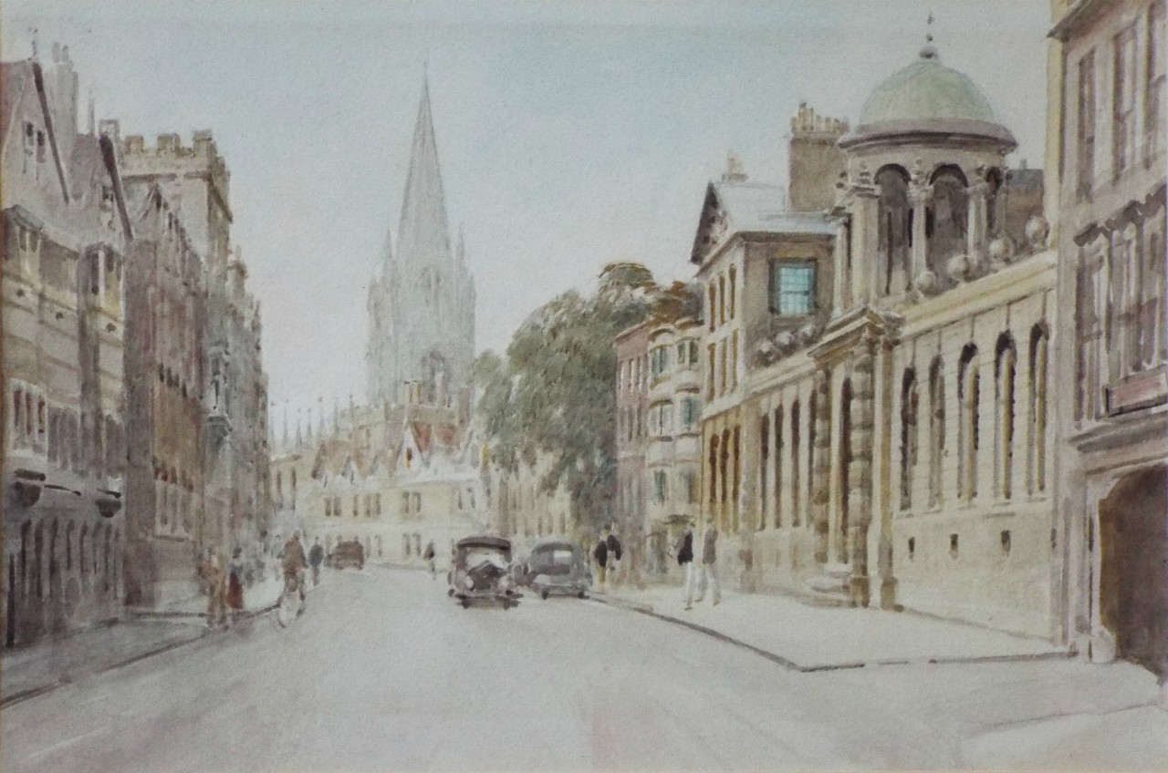 Watercolour - (Oxford High Street)