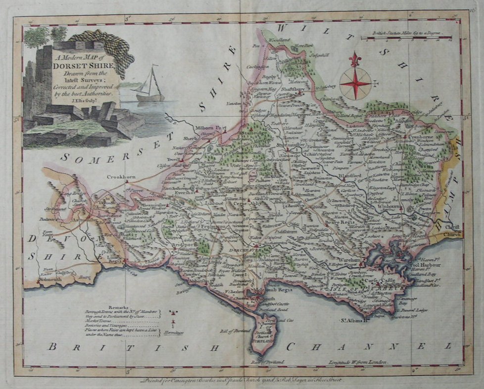 Map of Dorset - Ellis