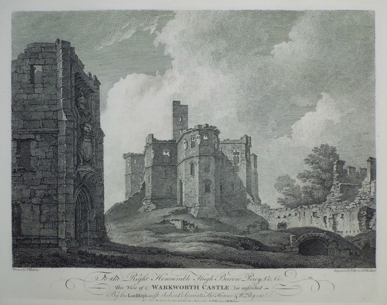 Print - Warkworth Castle - Byrne