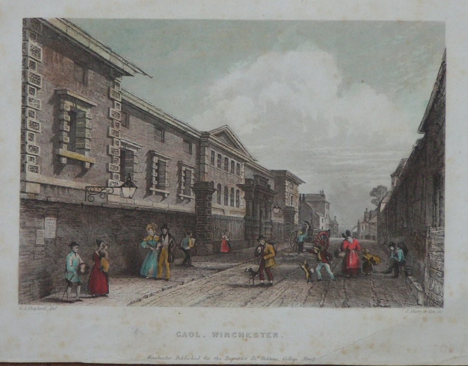 Print - Gaol, Winchester - Shury