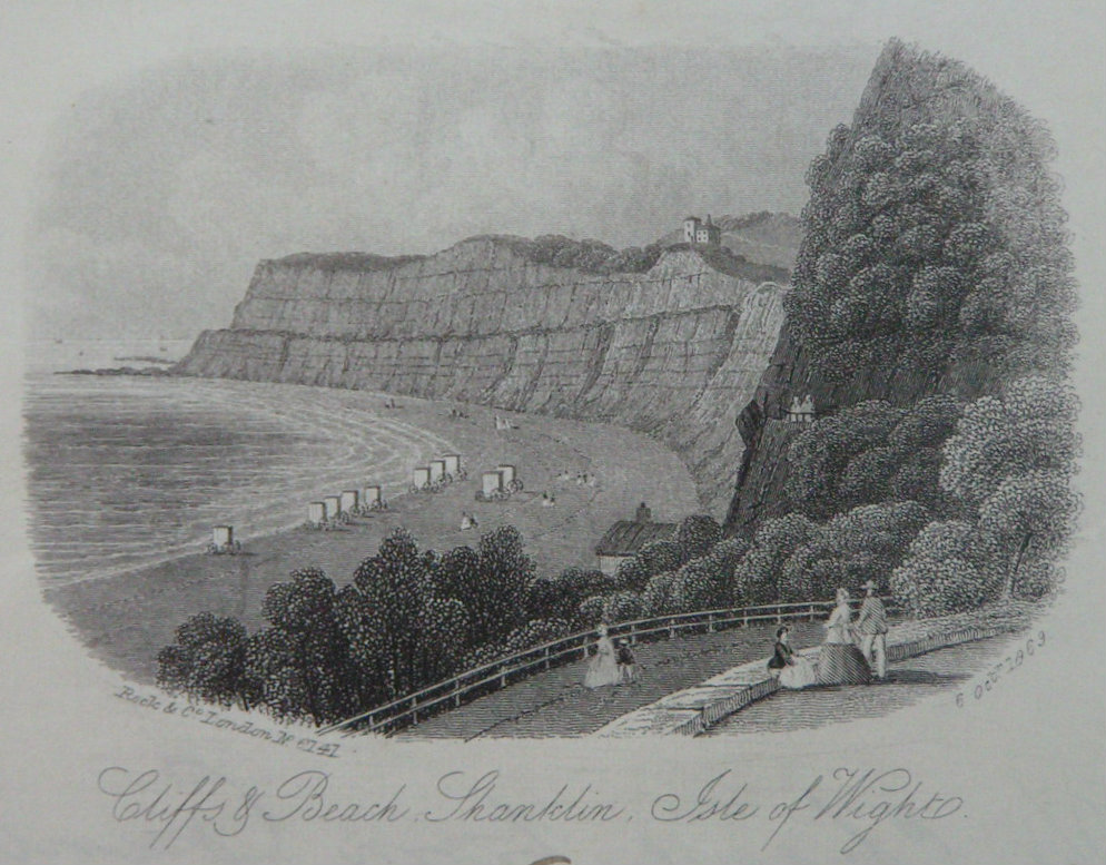 Steel Vignette - Cliffs & Beach, Shanklin, Isle of Wight - Rock