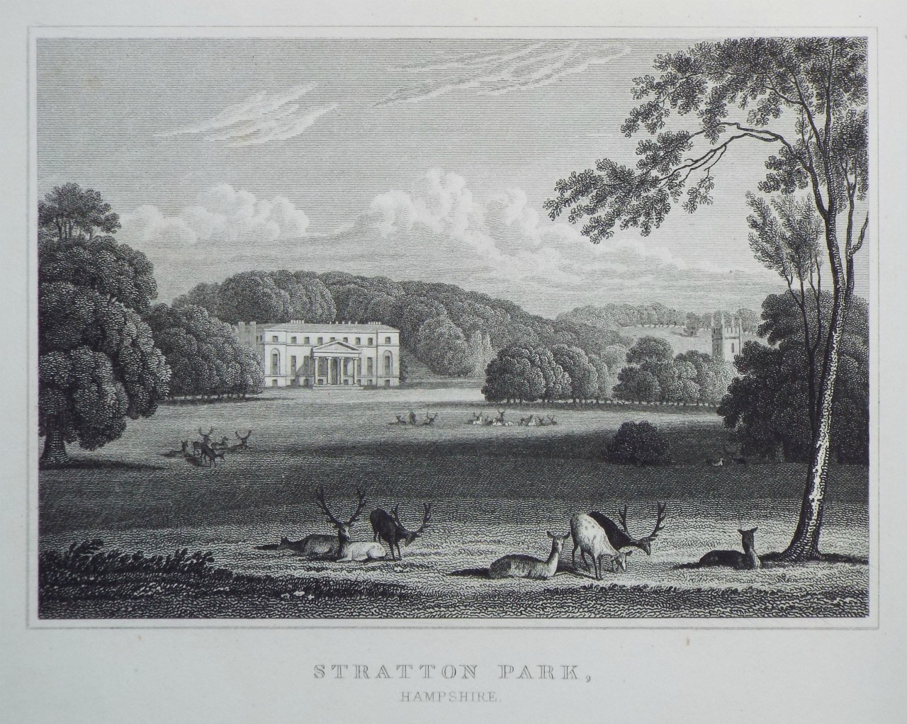 Print - Stratton Park, Hampshire. - Greig