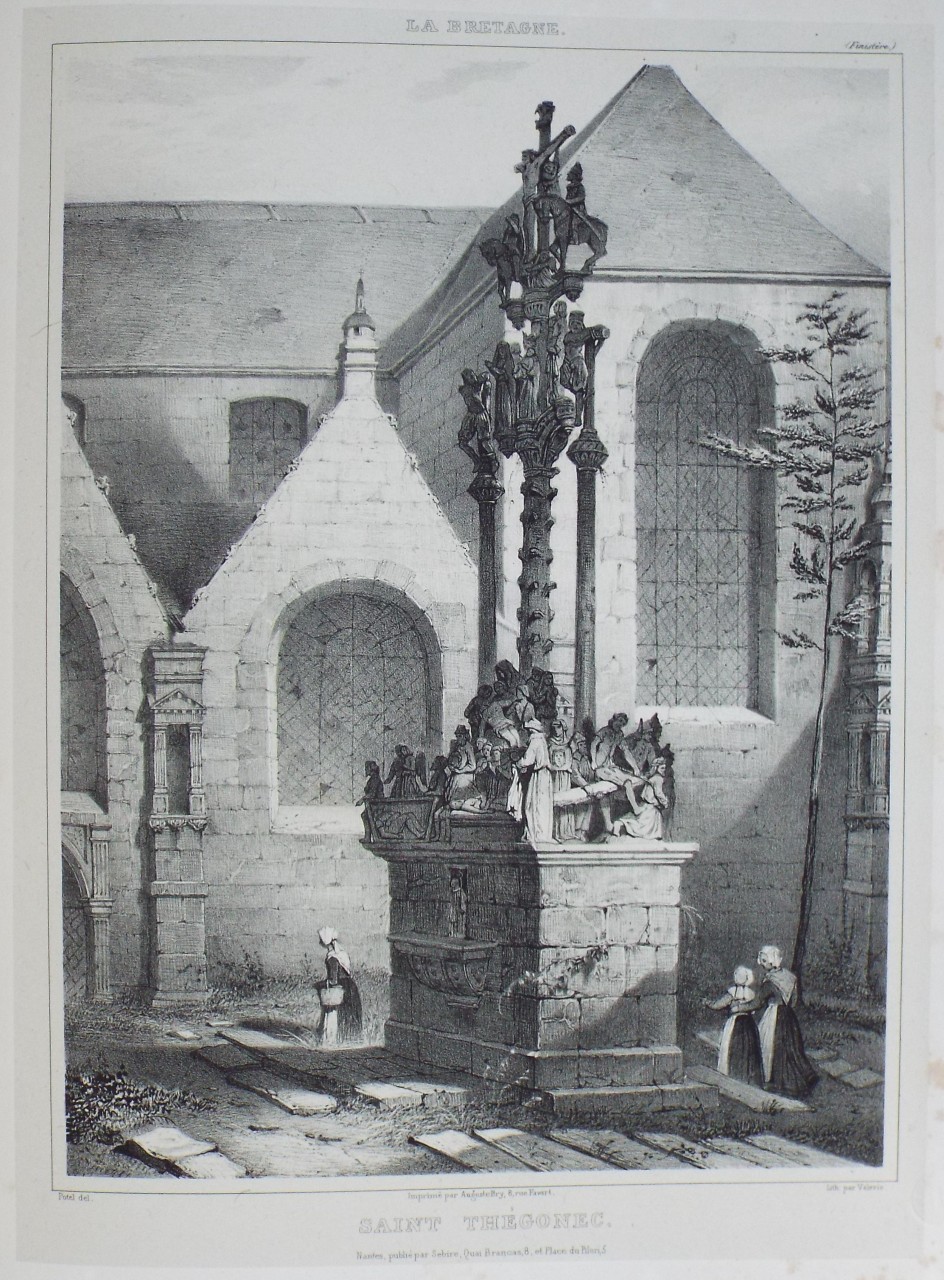 Lithograph - Saint Thegonec.