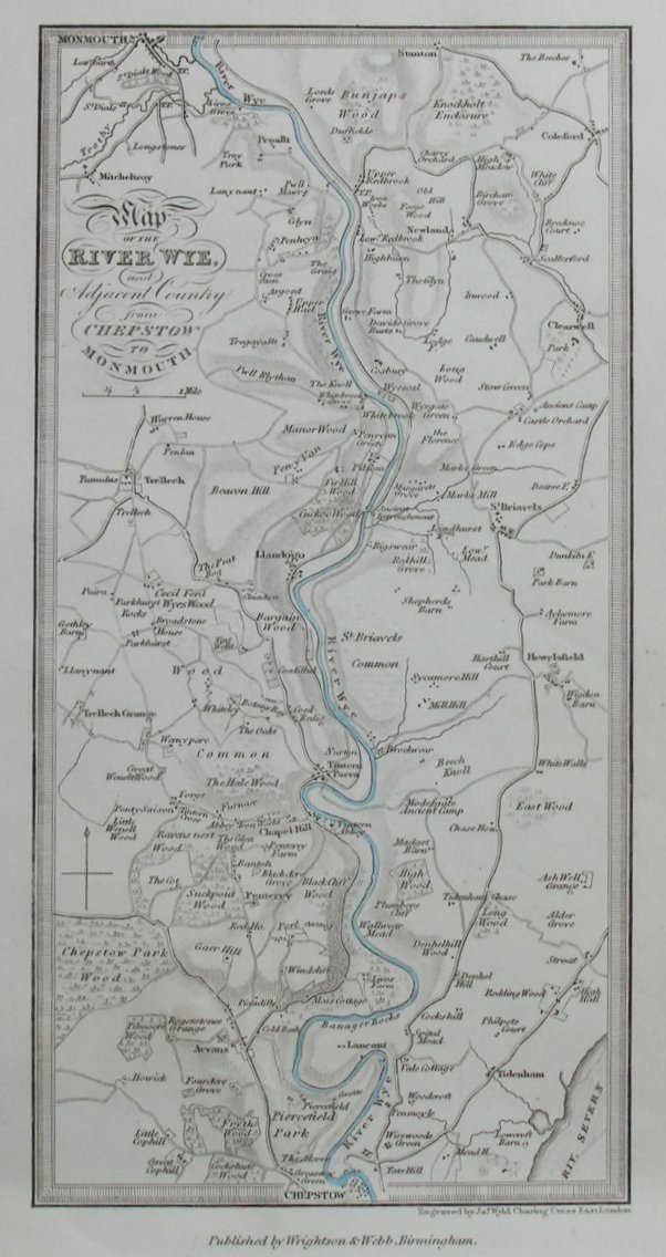 Map of River Wye