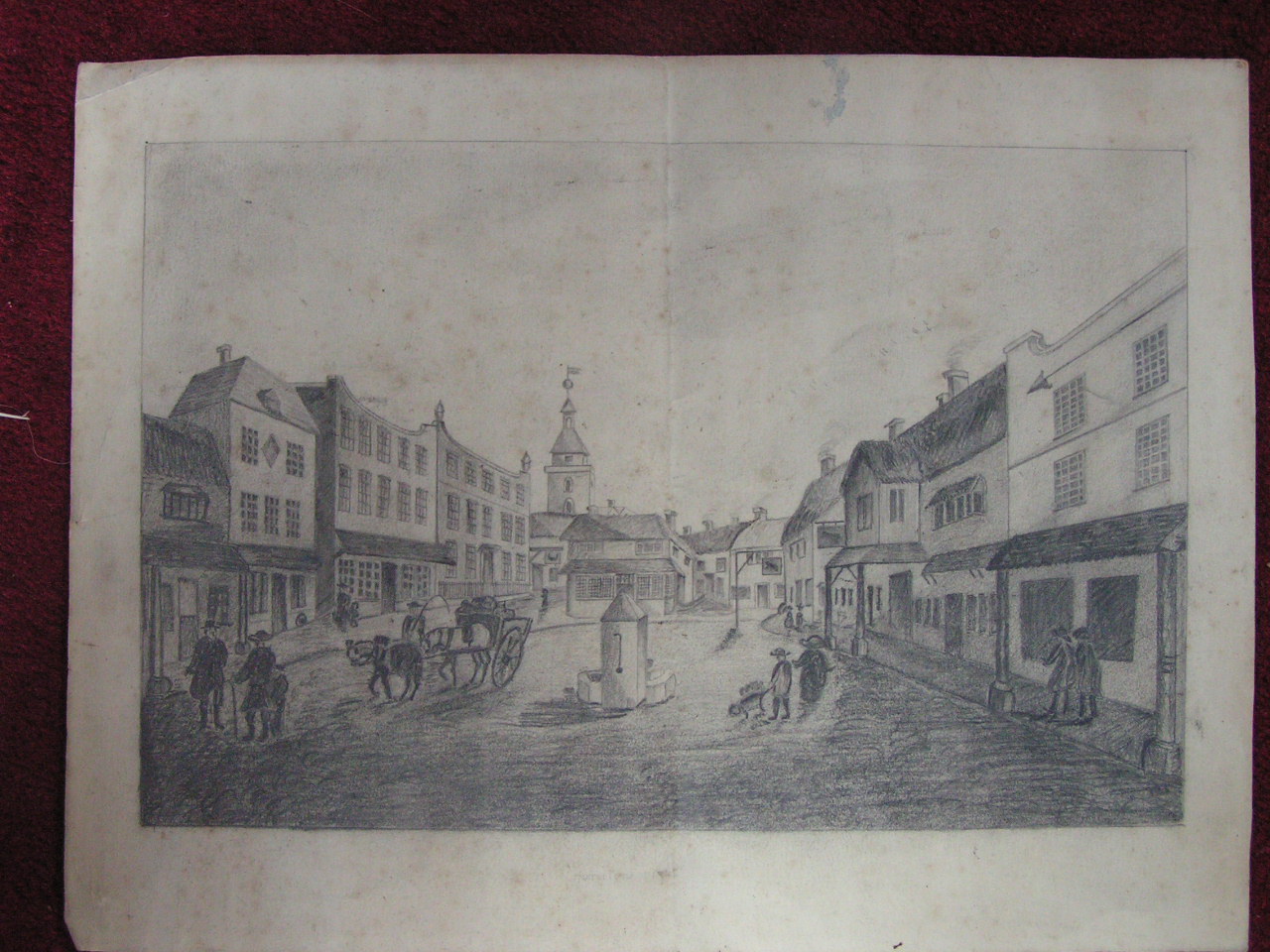 Pencil sketch - Honiton 1846