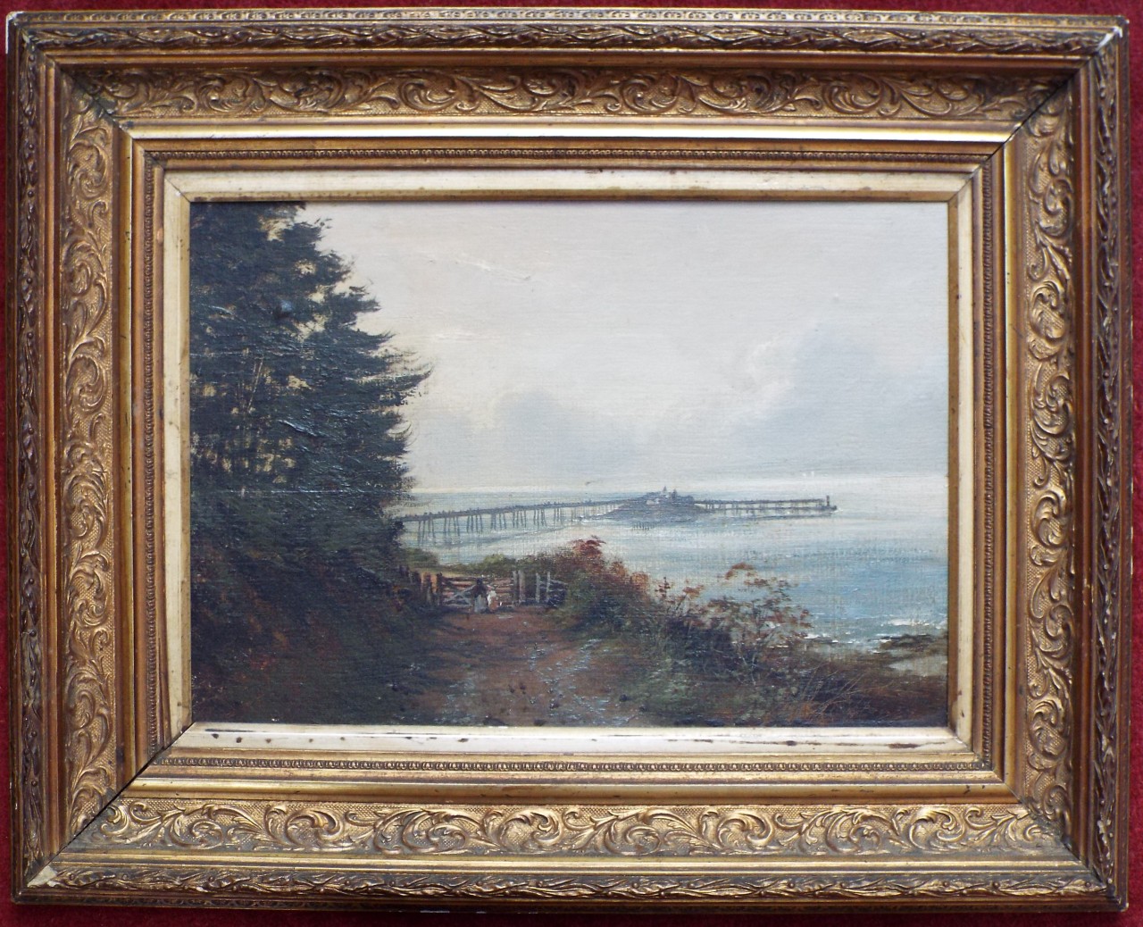 Oil on canvas - Birnbeck Pier, Weston-super-Mare