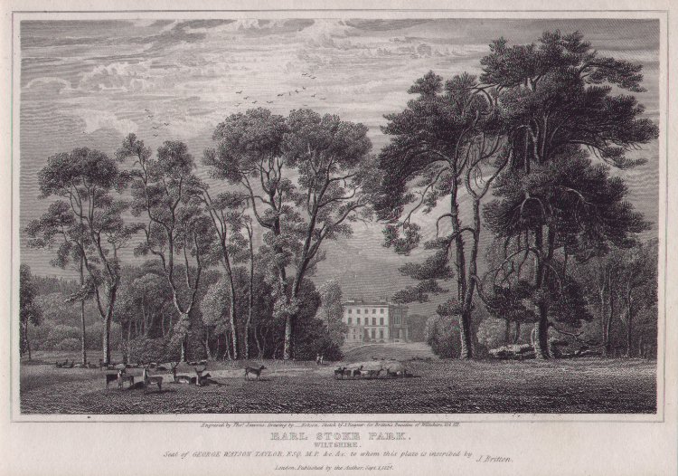 Print - Earl Stoke Park, Wiltshire - Jeavons