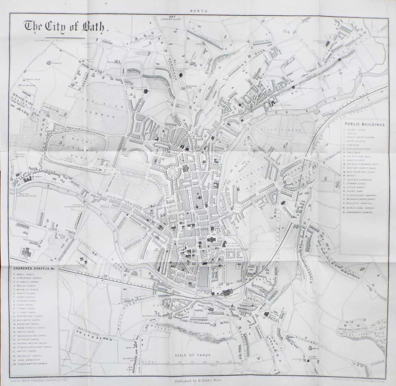 Map of Bath - Bath