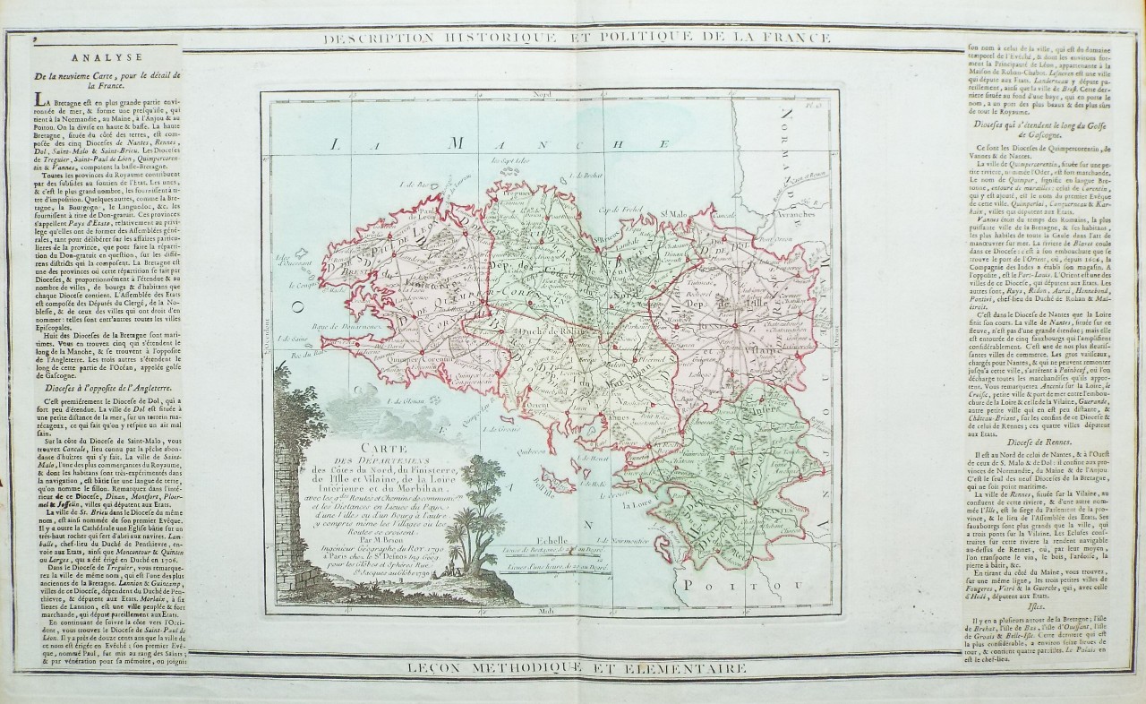 Map of Brittany