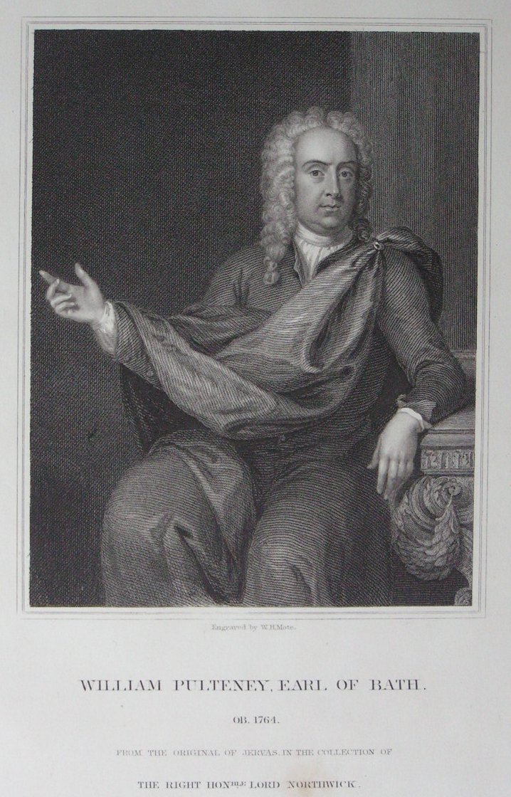 Print - William Pulteney, Earl of Bath