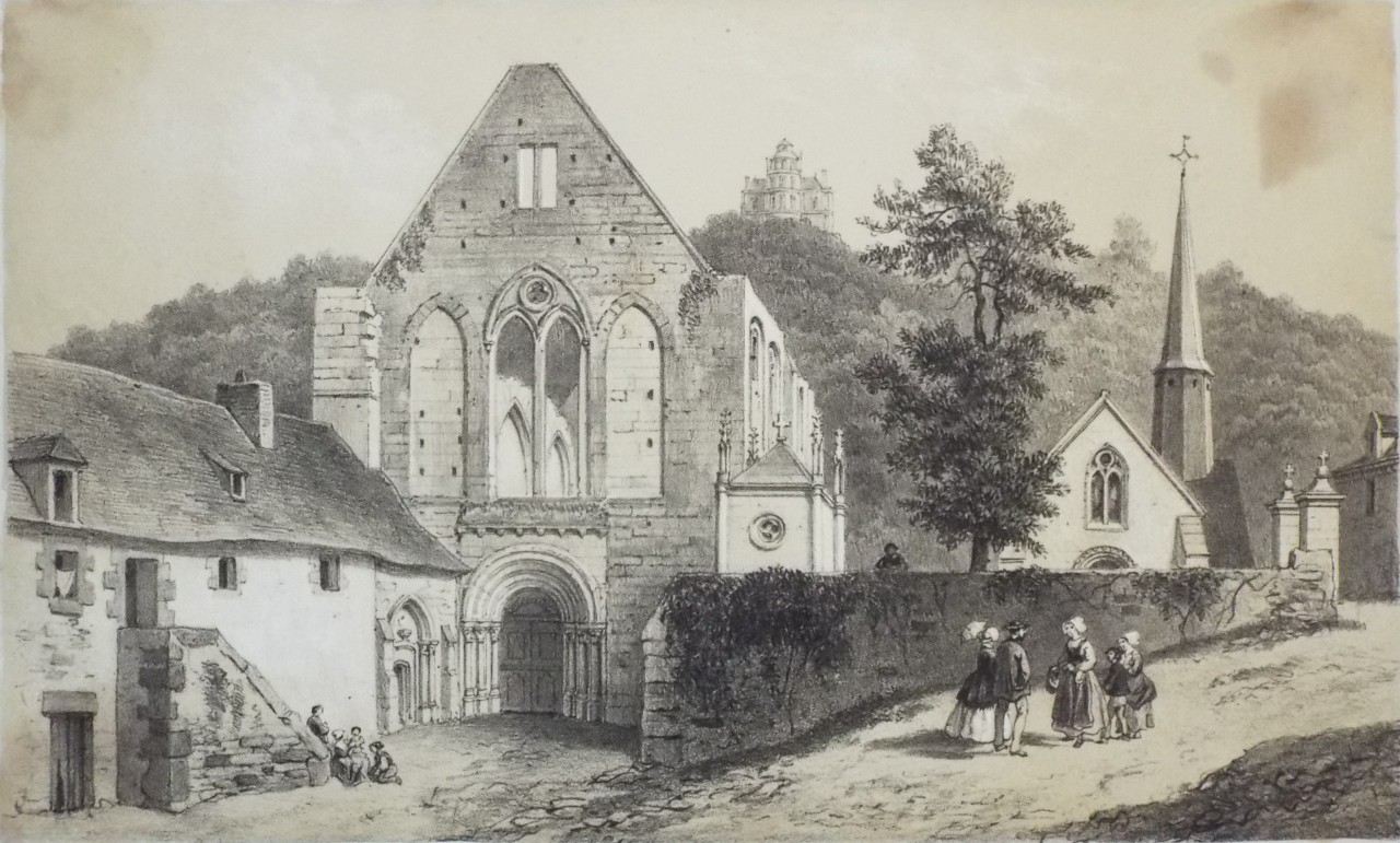 Lithograph - Chapelle des Beaumanoir