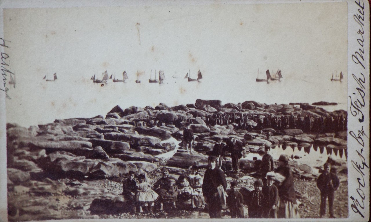 Photograph - Hastings. Rocks by Fish Market.