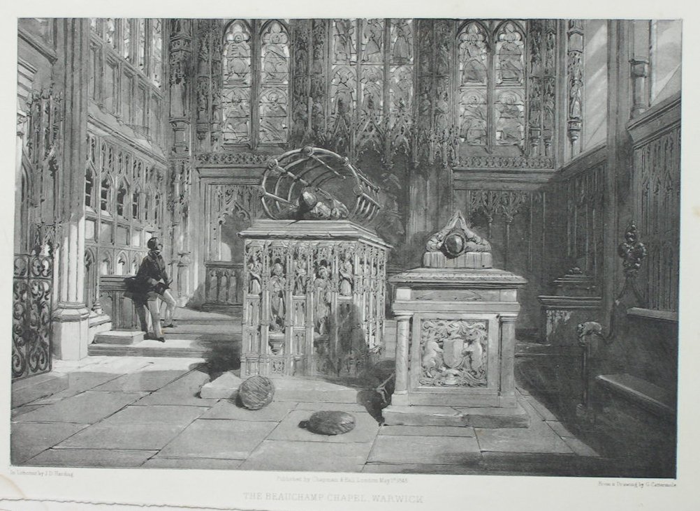 Lithotint - The Beauchamp Chapel, Warwick - Harding