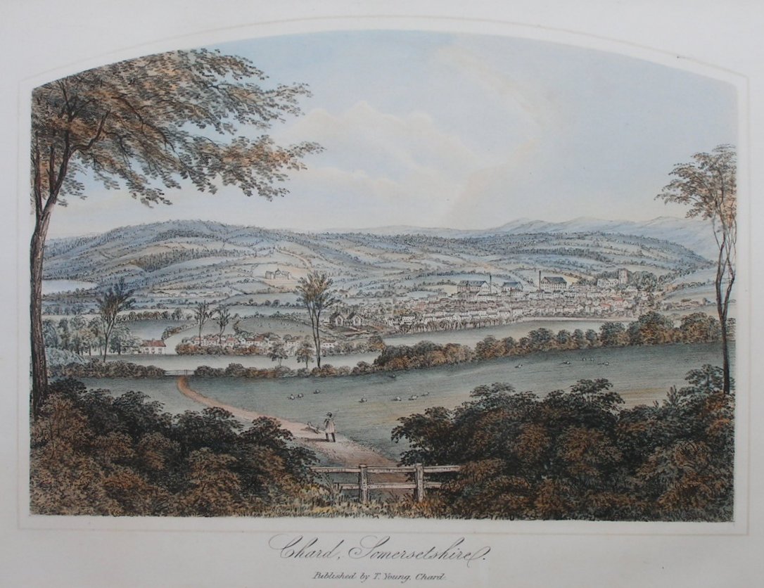 Lithograph - Chard, Somersetshire