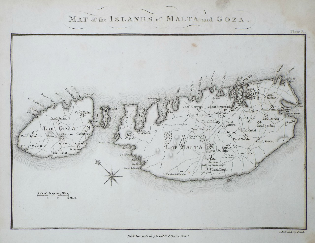 Map of Malta