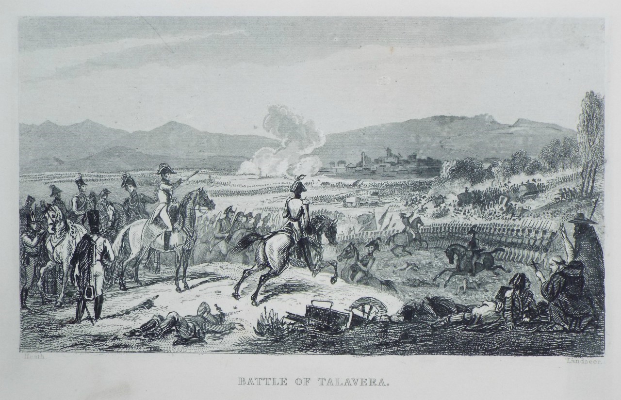 Print - Battle of Talavera - 