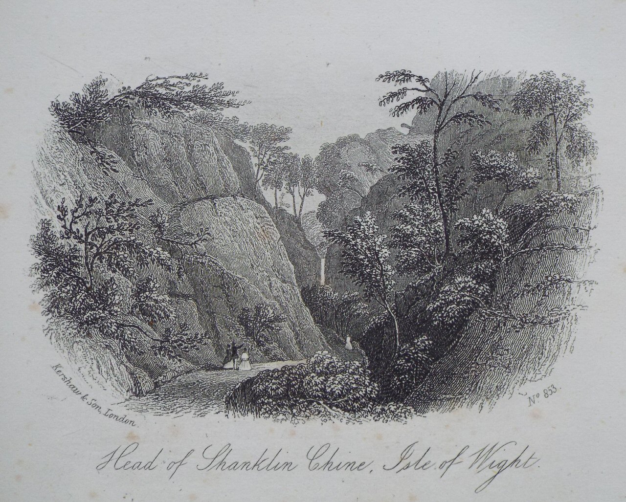 Steel Vignette - Head of Shanklin Chine, Isle of Wight. - Kershaw